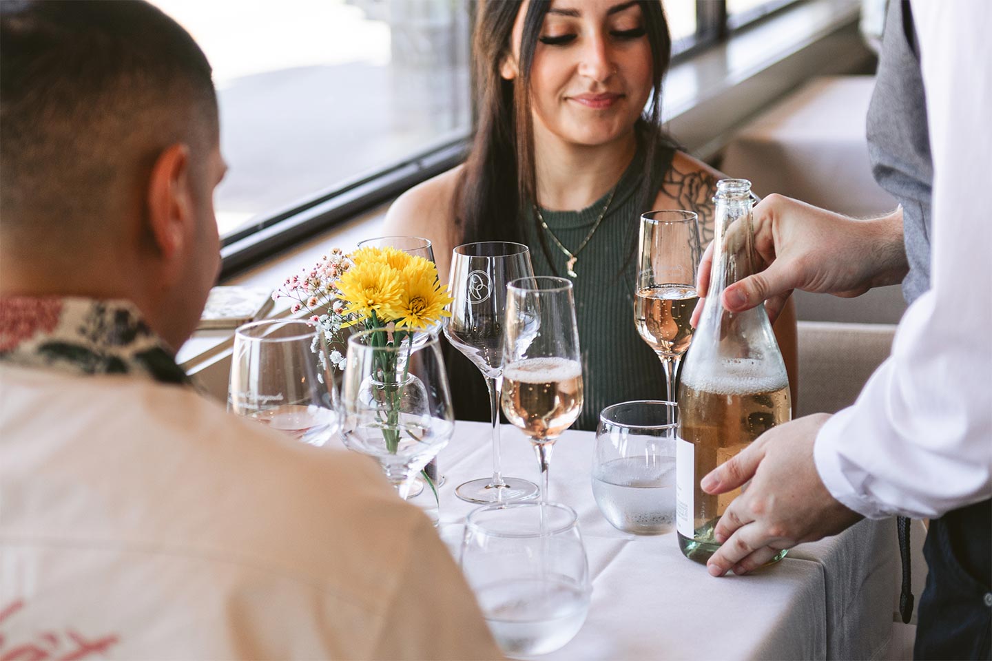 Chapelton Tasting Sparkling Wine