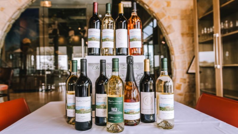 Award-winning Chapelton Vineyards wines